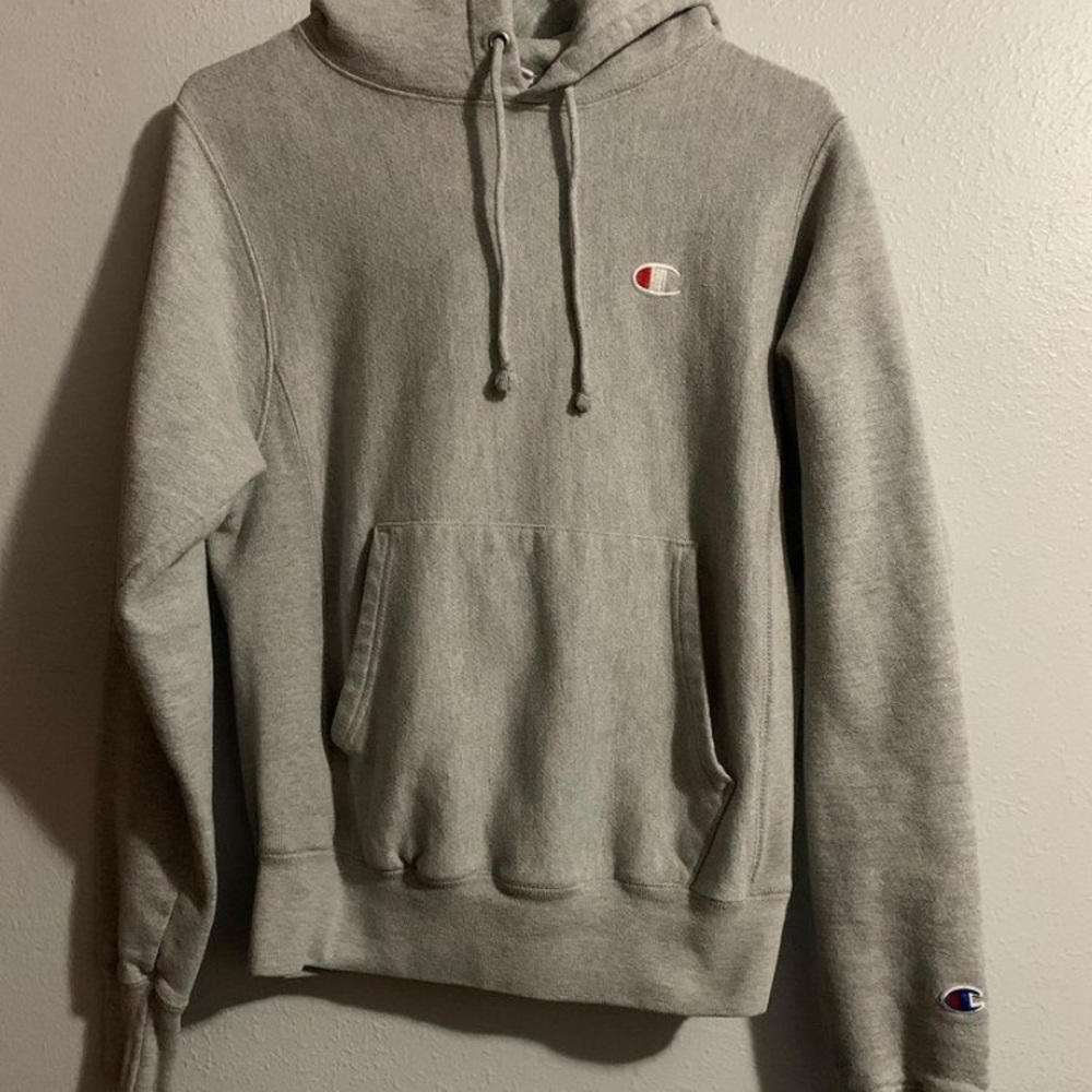 Champion grey hoodie